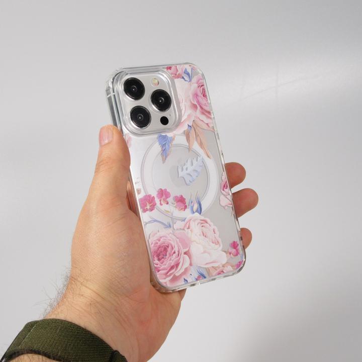Actual product image PhoneLook Cover Gel Silicone MagSafe Spring Vibes Flowers No. 8 (Apple iPhone 15 Pro Max)