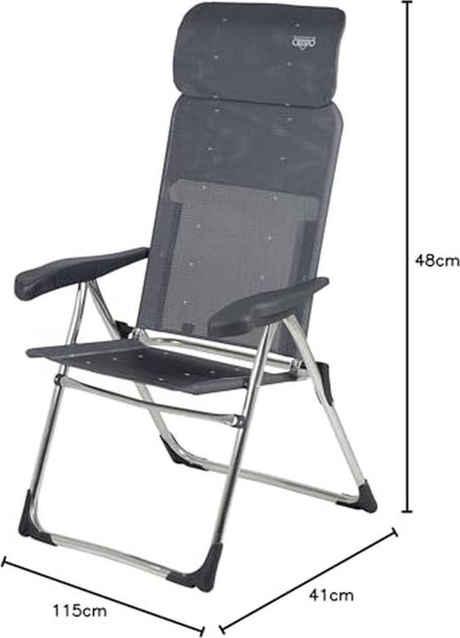 Produktbild Crespo Chair Butaca AL-213 Compact anthrazit Stuhl