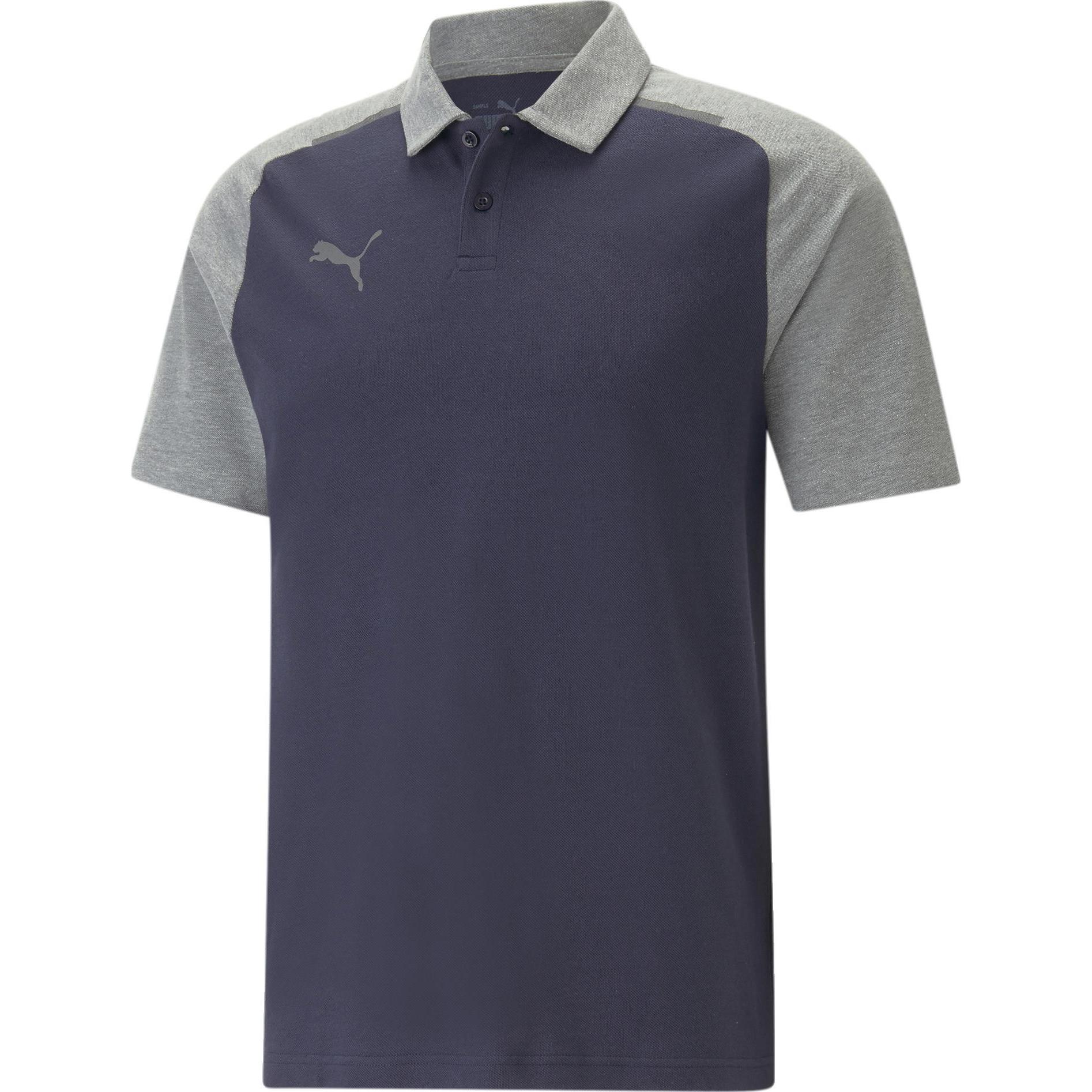 Puma, Herren, Shirt, teamCUP Casuals Polo, Blau, (XL)