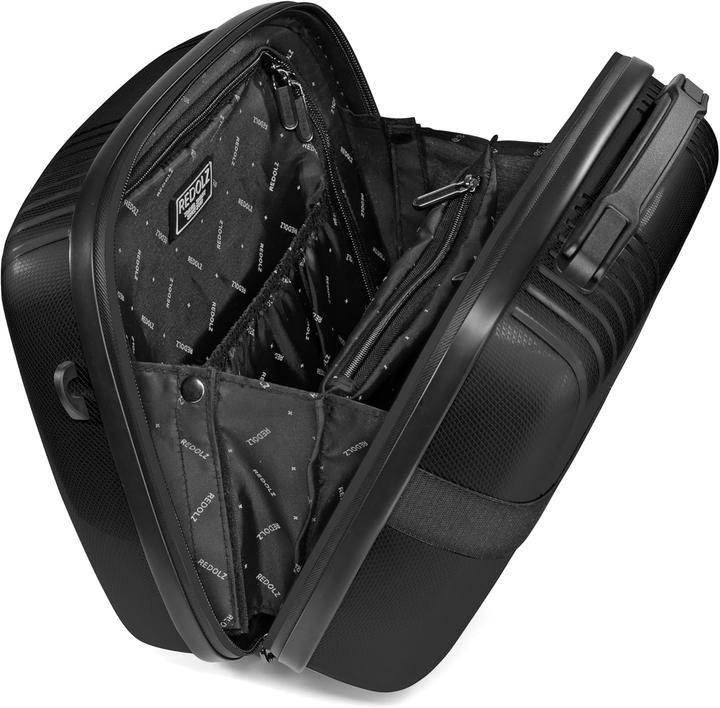 Immagine prodotto Redolz Trolley da cabina Essentials 14 Bundle con piega elastica e beauty case 2 pezzi. (60 l)