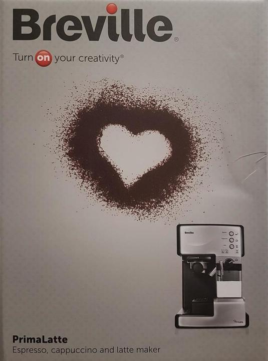 Produktbild Breville VCF045X PrimaLatte Kaffee- und Espressomaschine, für Kaffeepulver oder Pads geeignet, 15...