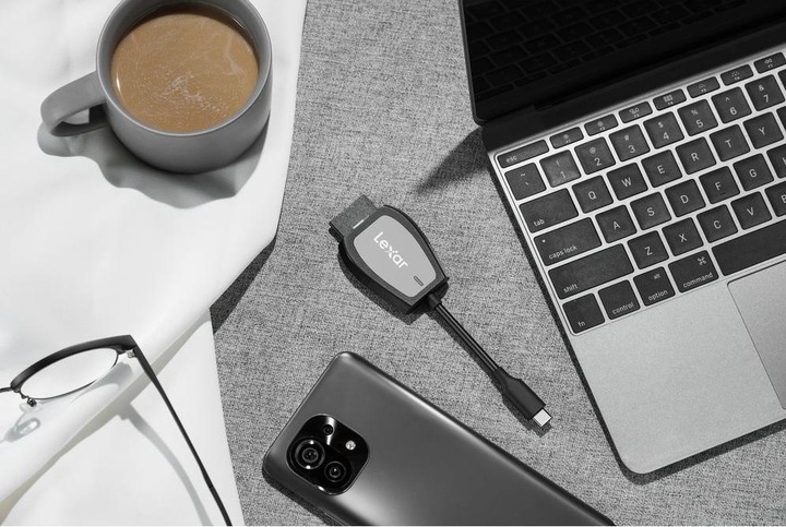 Immagine prodotto Lexar Lettore professionale USB-C a doppio slot - SD/MicroSD UHS-II (USB-C 3.2 Gen 1)