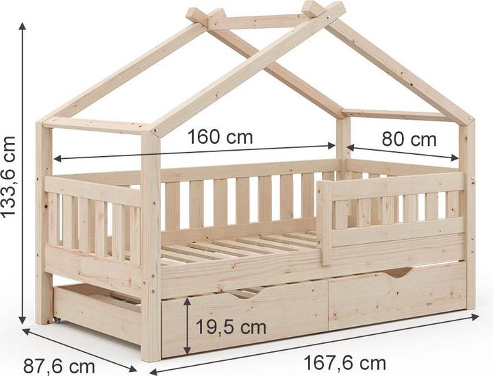 Produktbild VitaliSpa Design mit Gästebett (80 x 160 cm)