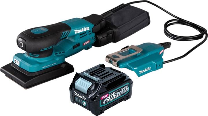 Produktbild Makita BO 005 CGD1 Akku Schwingschleifer 40 V max. 80 x 130 mm 3,0 mm Hub Brushless + 1x Akku 2,5 (Schwingschleifer)