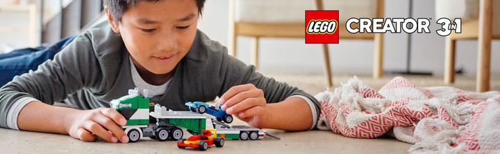 Produktbild LEGO Rennwagentransporter (31113, LEGO Creator 3-in-1)