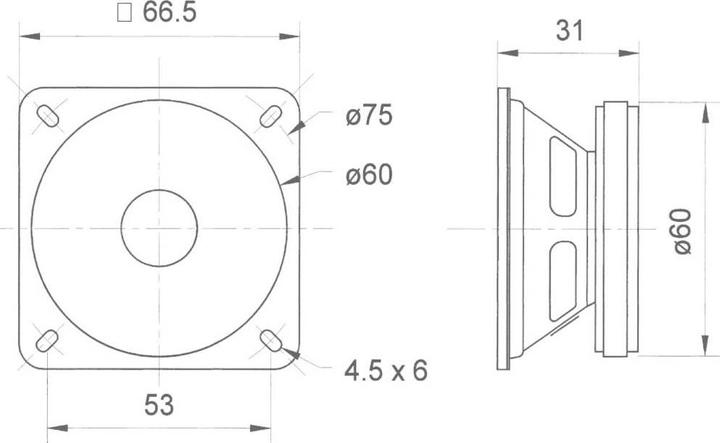 Produktbild Visaton Lautsprecher 8W 8Ohm