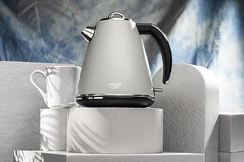 Image du produit Adler AD 1343g Electric, 2200 W, 1.5 L, Stainless steel, 360 ° rotational base, Gray (1.50 l)