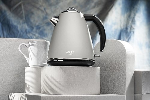Productafbeelding Adler AD 1343g Elektrisch, 2200 W, 1.5 L, Roestvrij staal, 360 ° draaibare voet, Grijs (1.50 l)