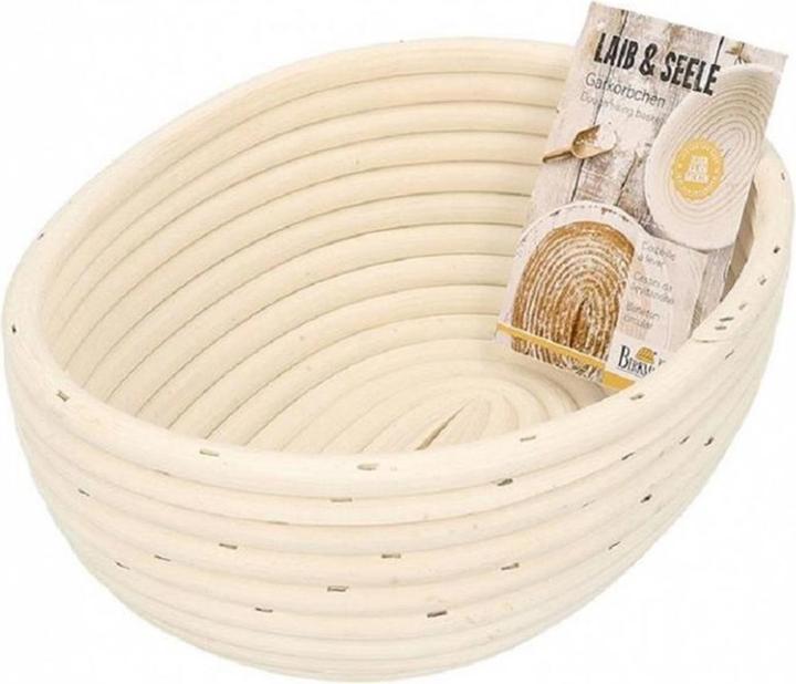 Orion Group Cestino Per Lievitazione Del Pane In Rattan 1,5kg, 21x7,5cm, Fatto A Mano