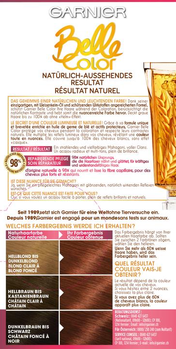 Produktbild Garnier Belle Color (45417 Natural Light Auburn)
