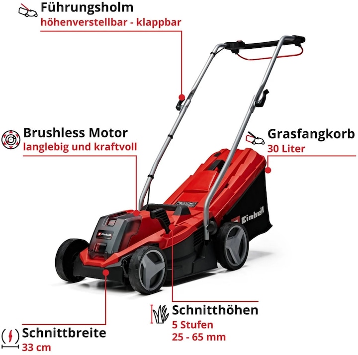 Productafbeelding Einhell GE-CM 18/33 Li (Oplaadbare batterij)