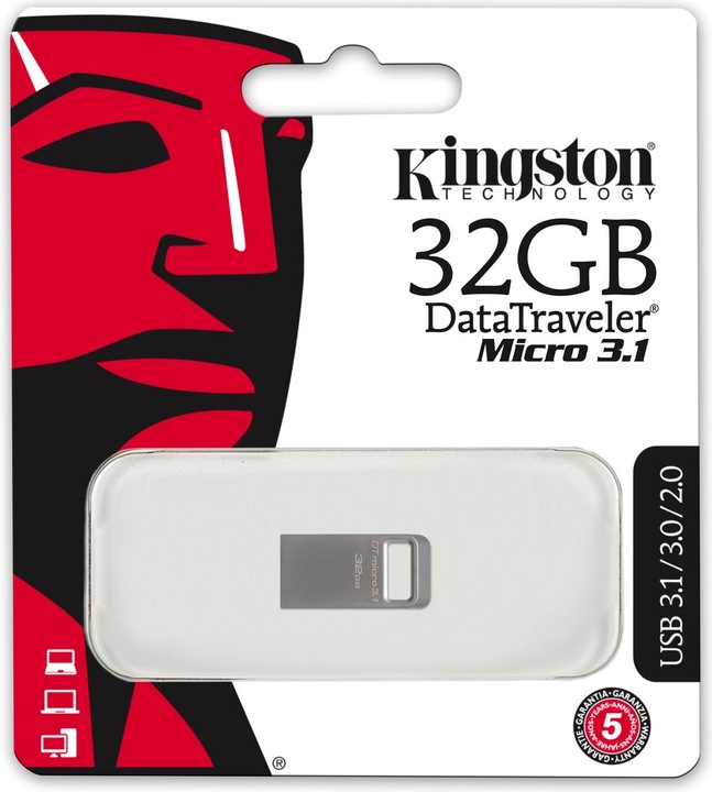 Actual product image Kingston DataTraveler Micro (32 GB, USB-A, USB 3.1)