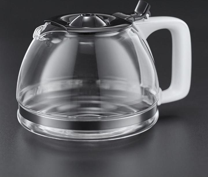 Produktbild Russell Hobbs 22610-56 Textures Plus Glas-Kaffeemaschiene Weiss