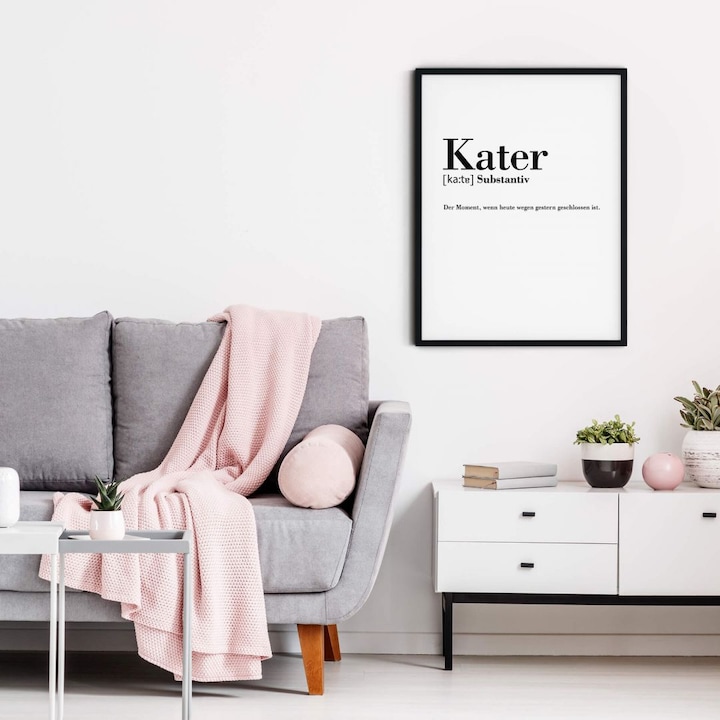 Immagine prodotto Trenddeko Grammatica - Hangover (40 x 30 cm)