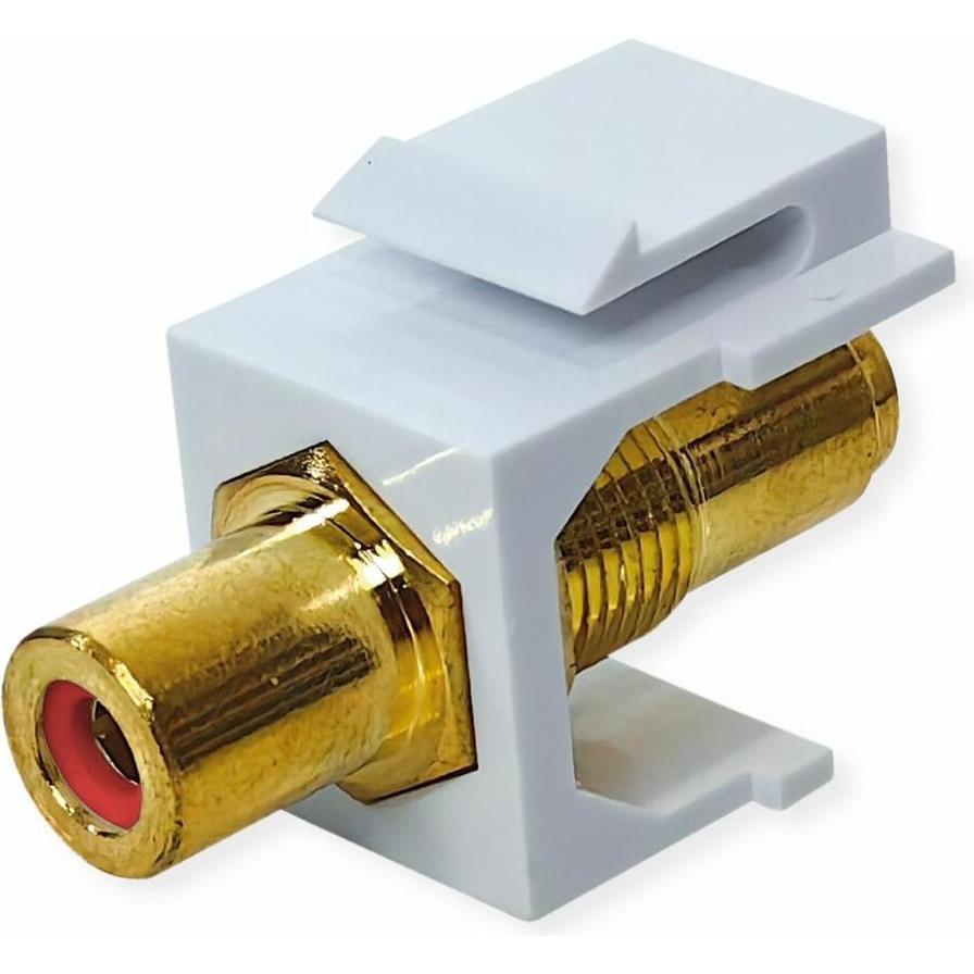 Value MultiMedia Anschluss-Systeme, Connettore audio, Oro, Bianco, Rosso