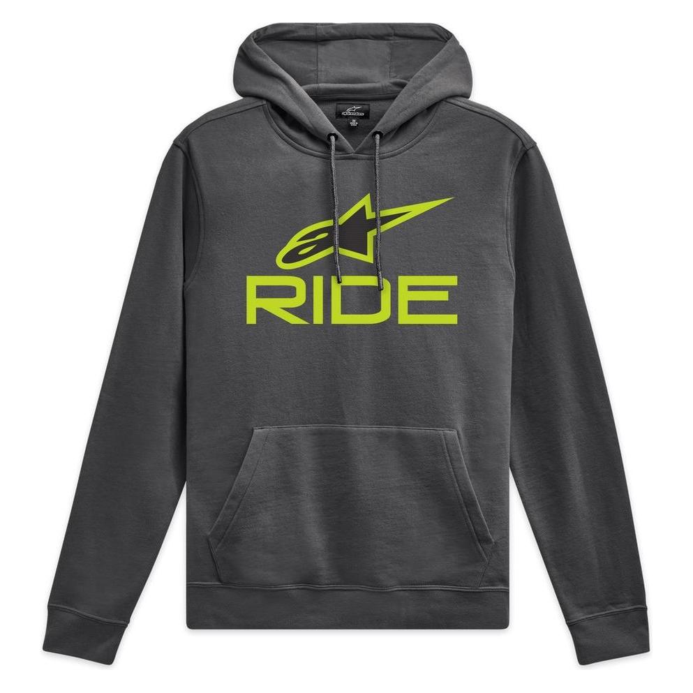 Alpinestars, Herren, Pullover, Hoody 24 Ride V3, Grau, Schwarz, (S)