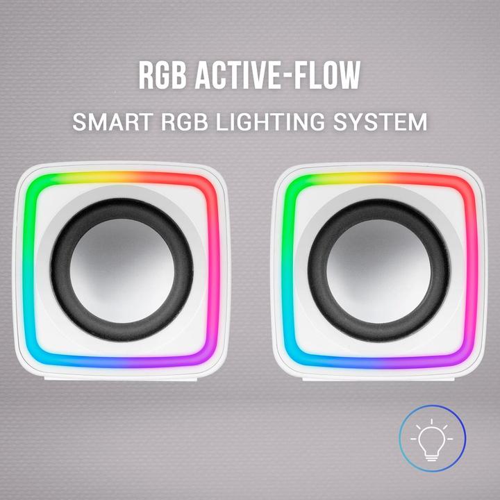 Produktbild Mars Gaming Enceintes MSCube RGB (Blanc)