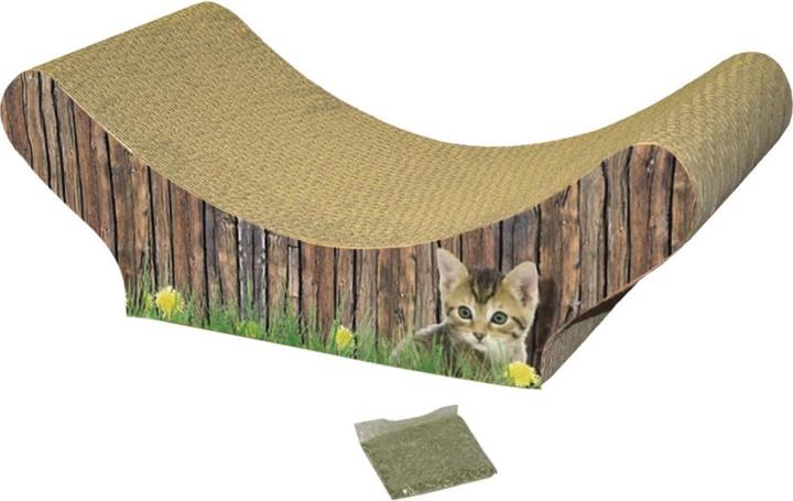 Actual product image Nobby Cardboard scratching board Wave (Beige)