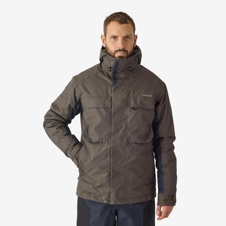 Produktbild Caperlan Angeljacke FJ 500 warm Herren khaki (XL)