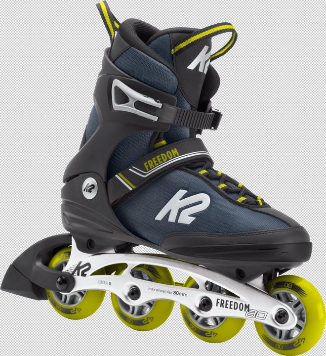 Produktbild K2 Inline Skates FREEDOM M Für Herren Mit Softboot, Blue - Yellow, 30E0341 (44)