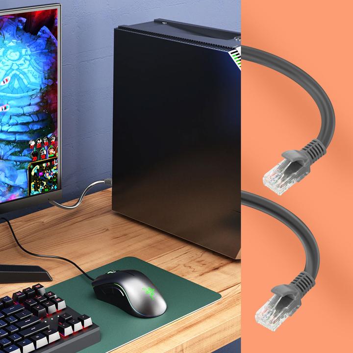 Produktbild LinQ RJ45 Ethernet Netzwerkkabel, CAT6, 1.8m (CAT6, 1.80 m)