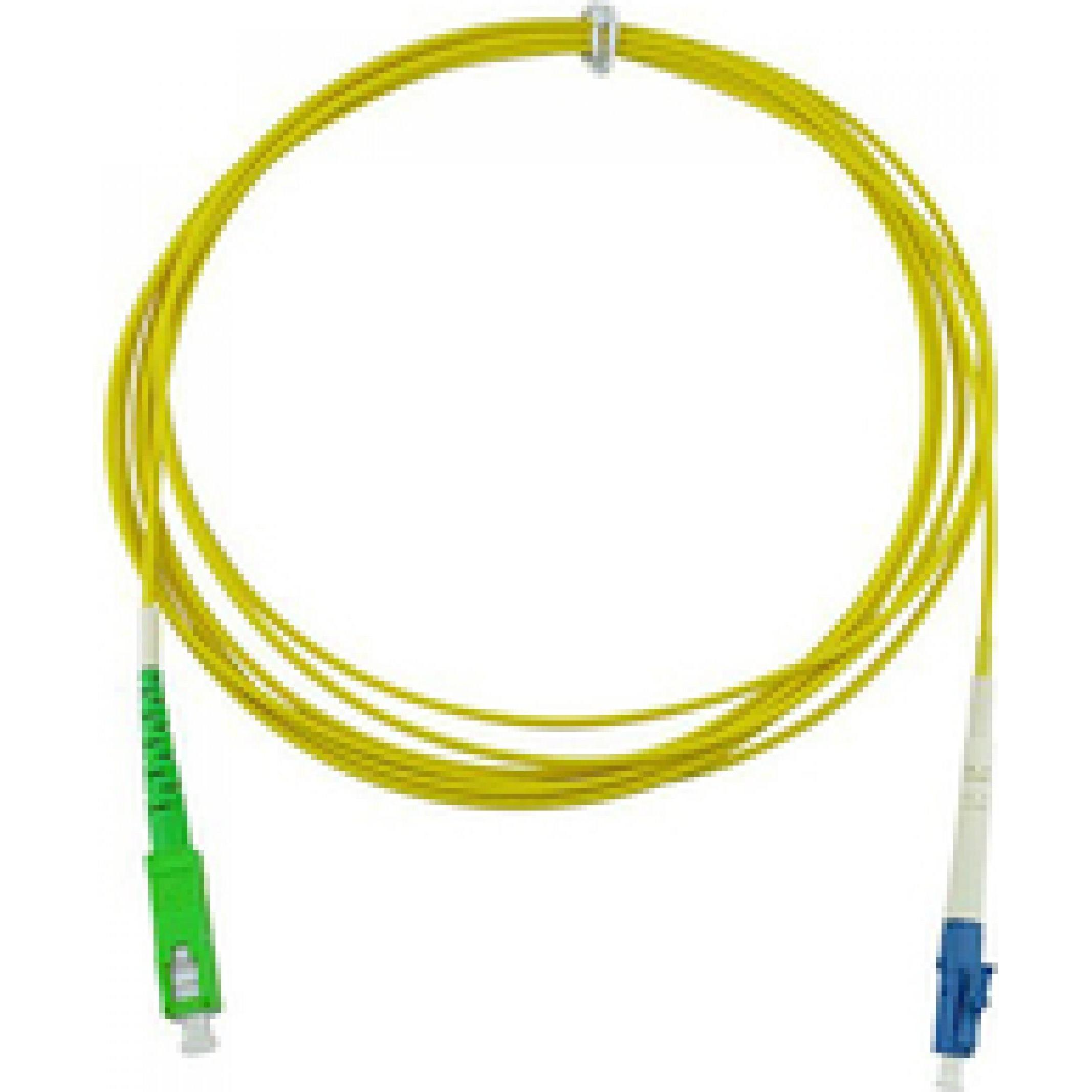 BlueOptics Simplex LWL Patchkabel LC/APC-SC/UPC Singlemode 10 Meter (CAT6, 10 m), Netzwerkkabel