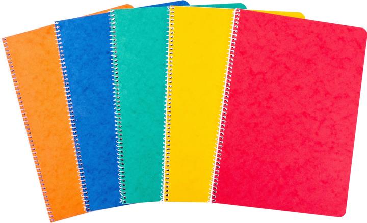 Produktbild Novooo Spiralheft assortiert (A4, Kariert, Weicher Einband)