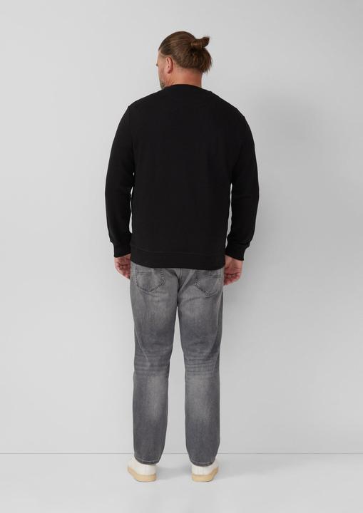 Produktbild s.Oliver Sweatshirt Sweatshirt aus Baumwollmix mit Crew Neck (4XL)