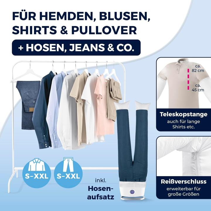 Image du produit CleanMaxx Repassage de chemises (1800 W, 30 g/min)