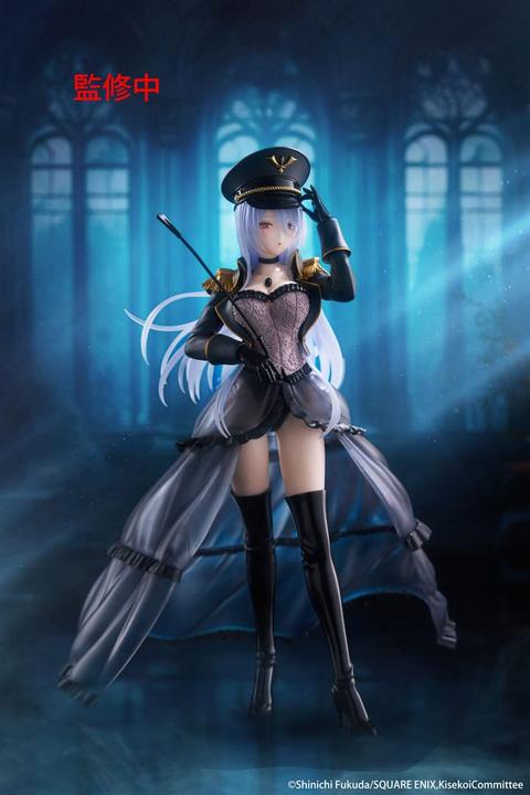 Actual product image Taito My Dress Up Darling AMP+ PVC Statue Marin Kitagawa Black Lobelia Ver. 21 cm