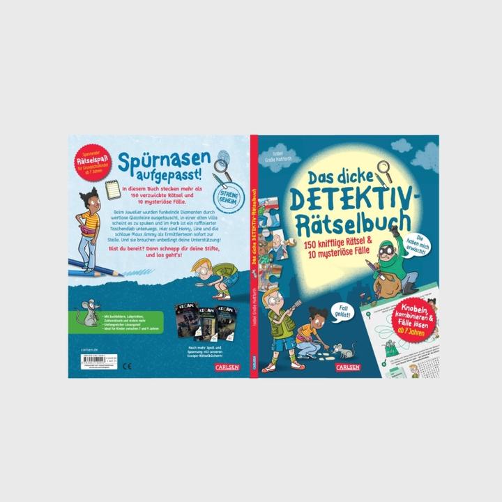 Produktbild Das dicke Detektiv-Rätselbuch (Deutsch, Isabel Grosse Holtforth, 2025)