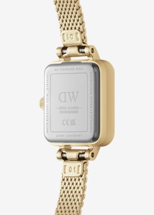 Actual product image Daniel Wellington Quadro Mini Evergold Emerald Gold (Analogue wristwatch, 15.50 mm)