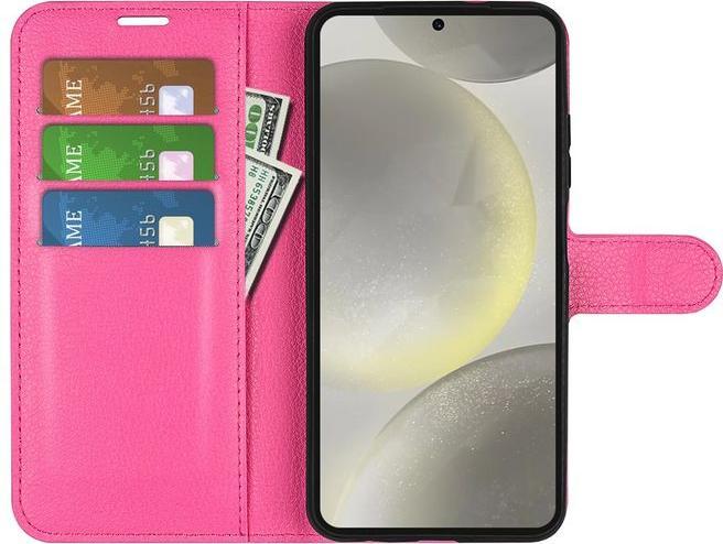 Image du produit MU Classic Série de couvertures de livres en cuir Litchi (Samsung Galaxy S24 FE)