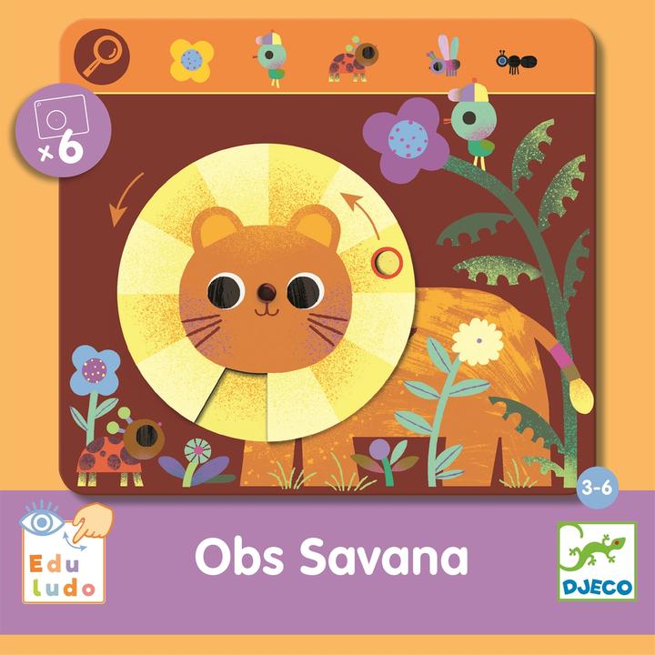 Actual product image Djeco Eduludo Obs Savana (mult)