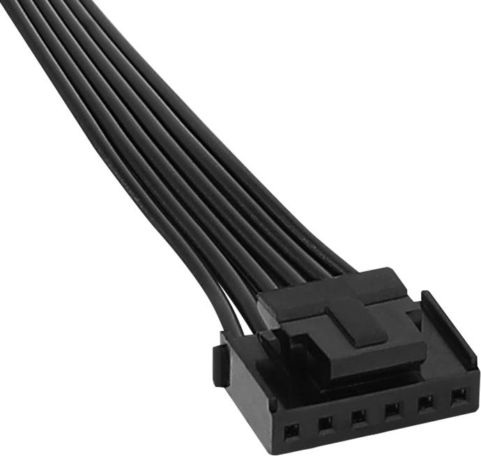 Actual product image AeroCool DUO12PRO Kit 3xFan 12cm ARGB LED Dual Ring Antivibration 6 Pins Black (120 mm, 3 x)