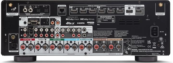 Produktbild Marantz Cinema 60 7.2 AV Receiver mit 8K Video *schwarz* (7.2 Kanal, AM, FM)