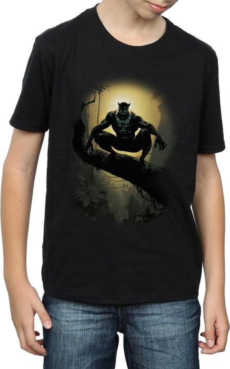 Produktbild Black Panther Crouching TShirt Jungen (128)