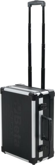 Image du produit BETA 020566110 Mobiler Kunststoffkoffer mit herausnehmbarer Werkzeugtafel 163-teilig 2056T/E (163 pièces)
