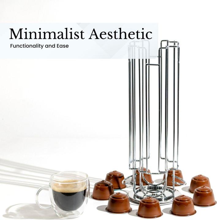 Produktbild Intirilife Kaffee Kapselhalter kompatibel mit Dolce Gusto Kapseln (24 Stück)