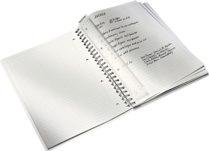 Image du produit Leitz Livre en spirale WOW (A4, À rayures, Couverture souple)