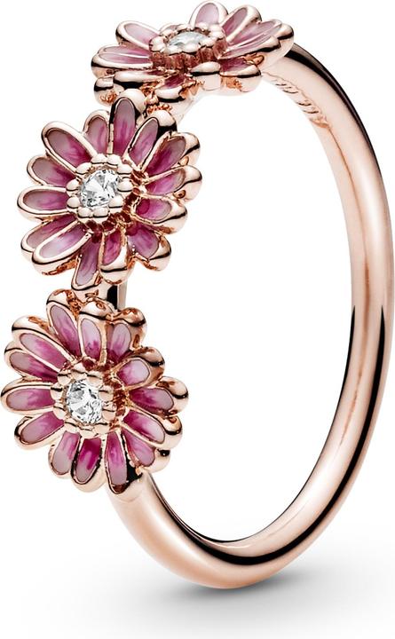 Actual product image Pandora Ring Daisy Flower Trio (52, 925 Silver)