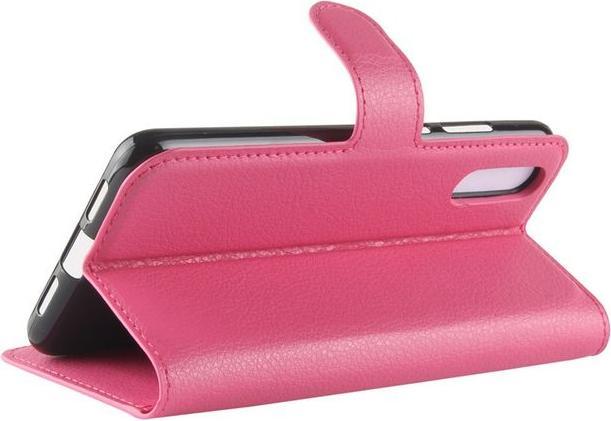 Produktbild MU Classic Leder Bookcover Hülle mit Litchitextur (Cubot P20)