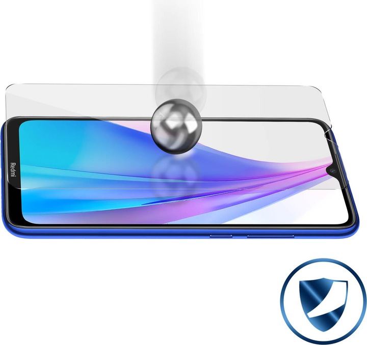 Produktbild Avizar Kristallklare Folie, Glas-Displayschutz (1 Stück, Xiaomi Redmi Note 8)