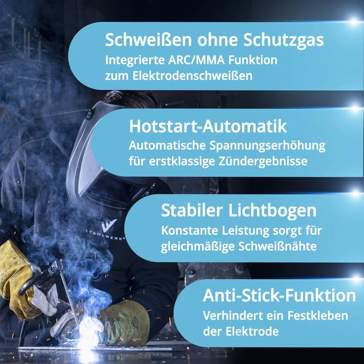 Actual product image Stahlwerk Combination welder AC/DC TIG 200 ST IGBT 200 amps