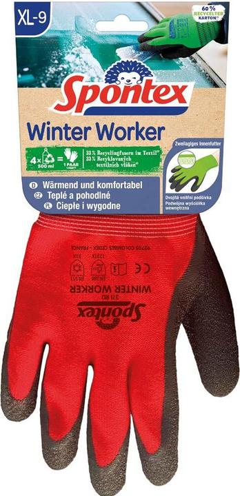 Spontex Winter Arbeitshandschuhe latexbeschichtet Gr.XL (XL)