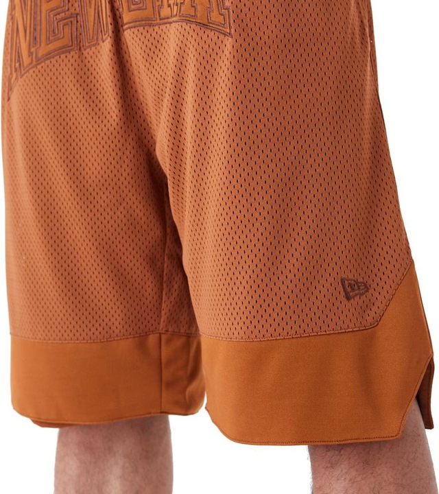 Produktbild New Era Overized Mesh Basketball Shorts earth brown - XL (XL)