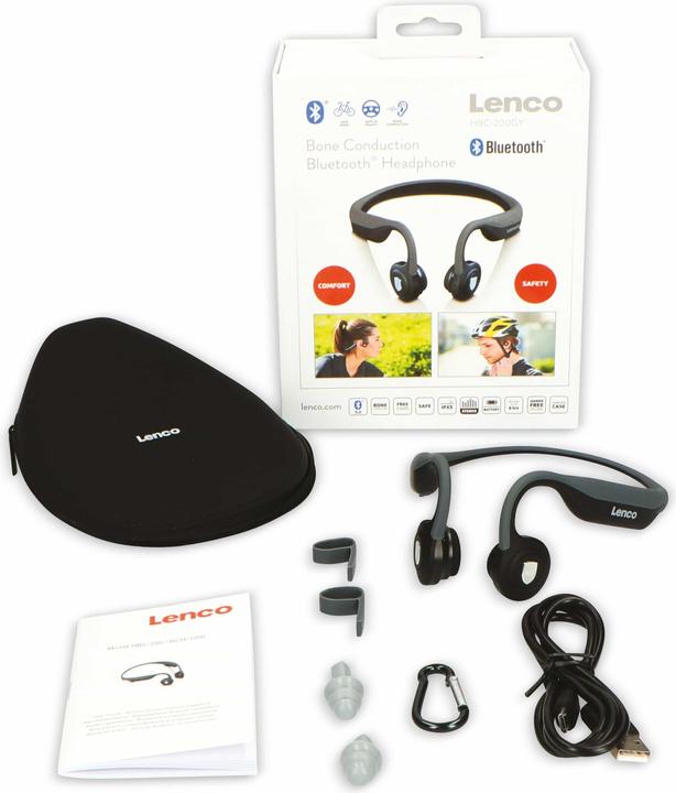 Actual product image Lenco Bone headphones (8 h, Wireless)