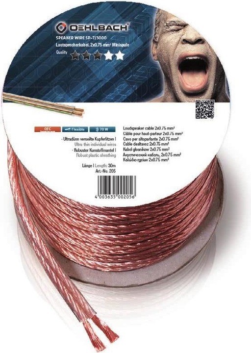 Produktbild Oehlbach Speaker Wire SP7 3000 (30 m, 0.75 mm²)