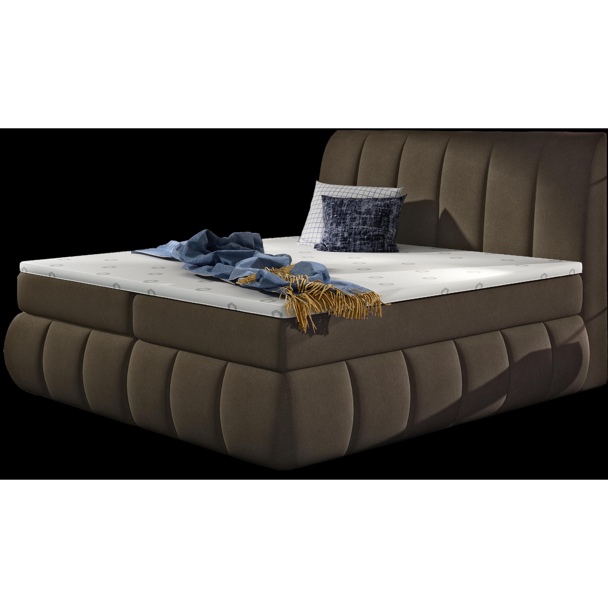 ELTAP, Boxspringbett, Vincenzo mit Stauraum (180 x 200 cm)