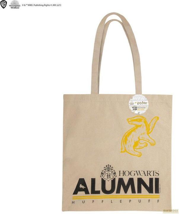 Actual product image Cinereplicas Harry Potter tote bag Alumni Hufflepuff